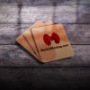 دانلود موکاپ کارت ویزیت مربع لمینت