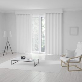 موکاپ اتاق پذیرایی و پرده