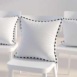 موکاپ کوسن ۳ عددی روی صندلی
