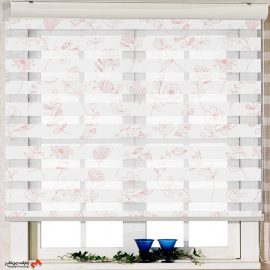 موکاپ پرده زبرا از رو به رو نمای نزدیک