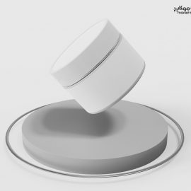موکاپ ظرف کرم سه بعدی